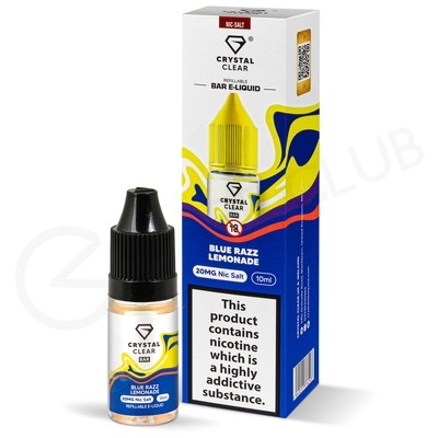 Blue Razz Lemonade Nic Salt E-Liquid by Crystal Clear