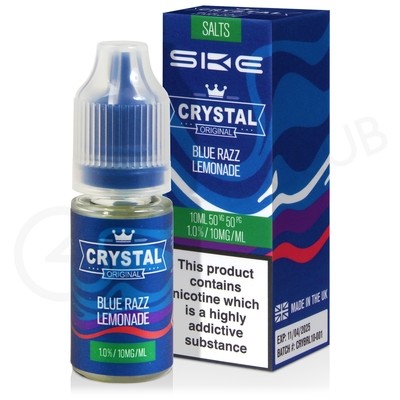 Blue Razz Lemonade Nic Salt E-Liquid by Crystal Original