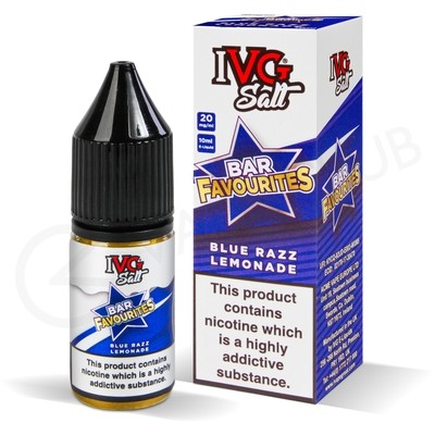 Blue Razz Lemonade Nic Salt E-Liquid by IVG Bar Salt Favourites