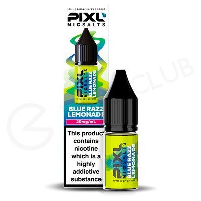 Blue Razz Lemonade E-Liquid by Pixl Nic Salts
