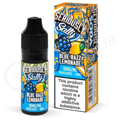 Blue Razz Lemonade Nic Salt E-Liquid by Seriously Soda