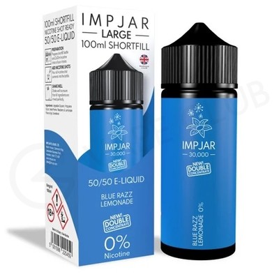 Blue Razz Lemonade Shortfill E-Liquid by Imp Jar Large 100ml