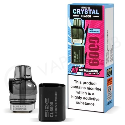 Blue Razz Lemonade SKE Crystal CL6000 Prefilled Pod