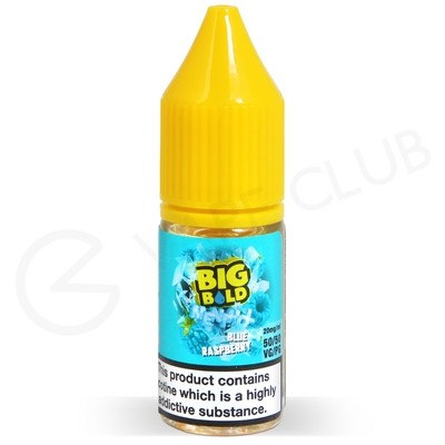 Blue Razz Menthol Nic Salt E-Liquid by Big Bold