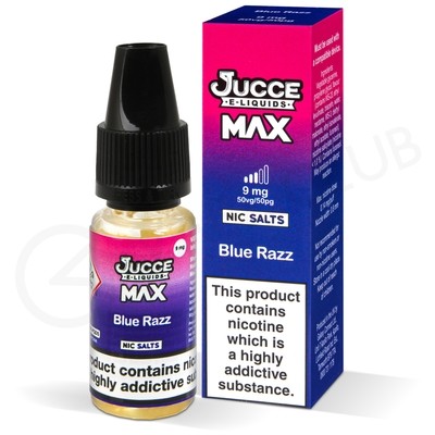 Blue Razz Nic Salt E-Liquid by Jucce Max