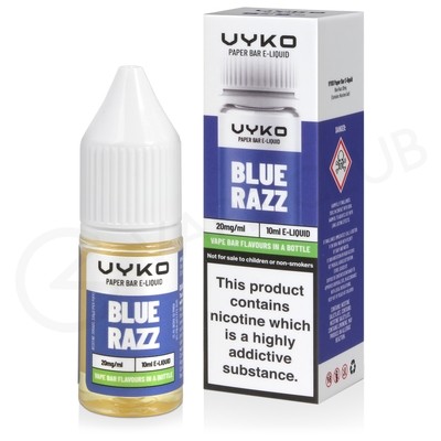Blue Razz Nic Salt E-Liquid by Vyko