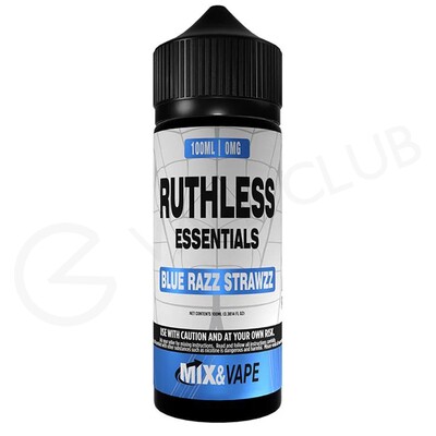 Blue Razz Strawzz Shortfill E-Liquid by Ruthless Essentials 100ml