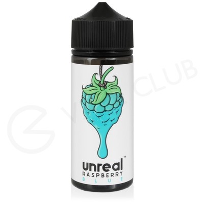 Blue Shortfill E-Liquid by Unreal Raspberry 100ml