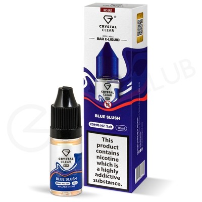 Blue Slush Nic Salt E-Liquid by Crystal Clear