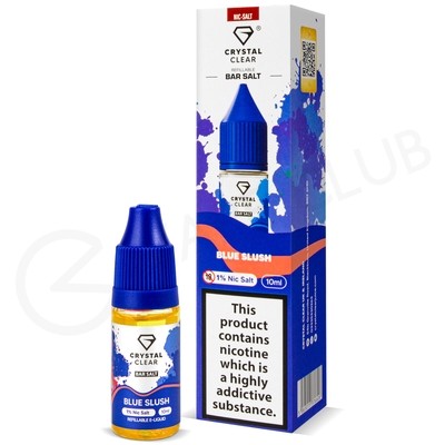 Blue Slush Nic Salt E-Liquid by Crystal Clear