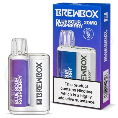 Blue Sour Raspberry Brew Box Disposable Vape