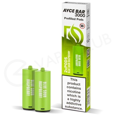 Blue Sour Raspberry Dovpo Ayce Bar 3000 Prefilled Pods