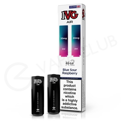 Blue Sour Raspberry IVG Air Prefilled Pod