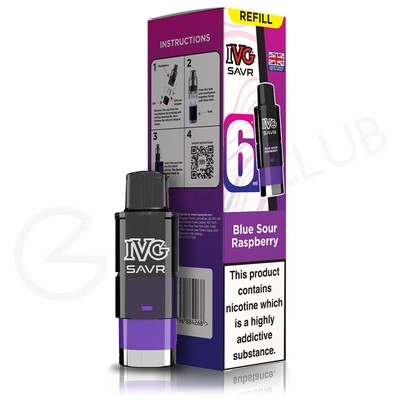 Blue Sour Raspberry IVG Savr Refill Pack