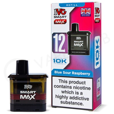 Blue Sour Raspberry IVG Smart Max Refill Pack