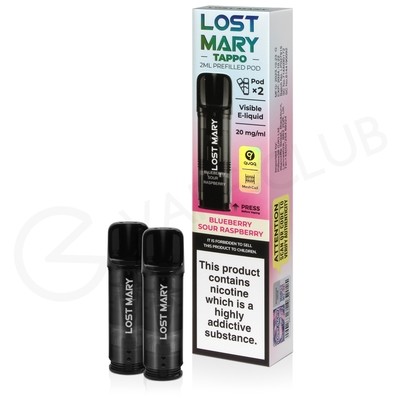 Blueberry Sour Raspberry Lost Mary Tappo Prefilled Pod