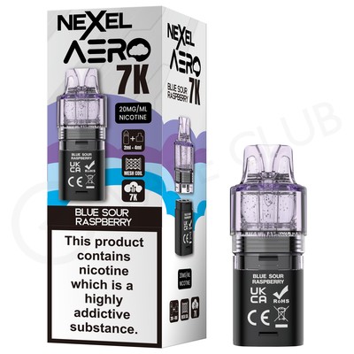 Blue Sour Raspberry Nexel Aero 7K Refill Pack