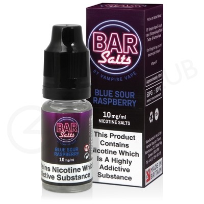 Blue Sour Raspberry Nic Salt E-Liquid by Bar Salts