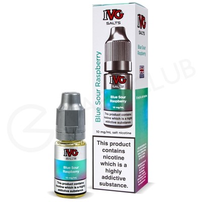 Blue Sour Raspberry Nic Salt E-Liquid by IVG Salts