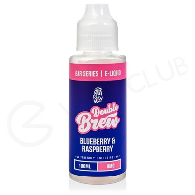 Blue Sour Raspberry Shortfill E-Liquid by Double Brew Bar Series 100ml