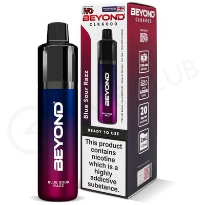 Blue Sour Razz IVG Beyond CLK6000 Disposable Vape Kit