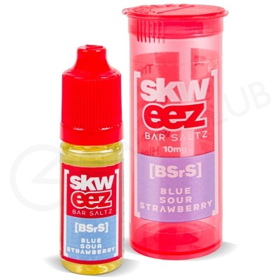 Blue Sour Strawberry Nic Salt E-Liquid by Skweez