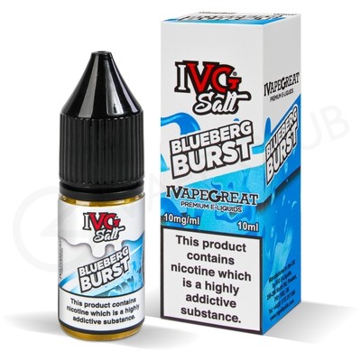 Blueberg Burst Nic Salt E-Liquid by IVG