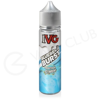 Blueberg Burst Shortfill E-liquid by IVG Menthol 50ml