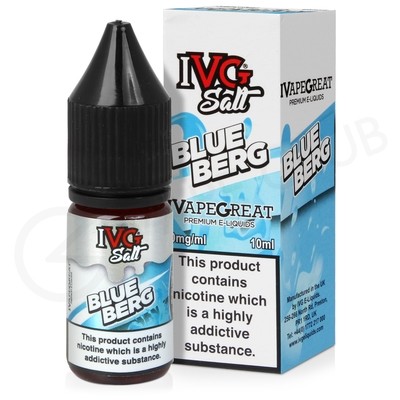 Blueberg Burst Nic Salt E-Liquid by IVG