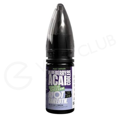 Blueberry Acai Cooler Nic Salt E-Liquid by Riot Bar Edition