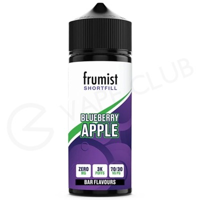 Blueberry Apple Shortfill E-Liquid by Frumist 100ml