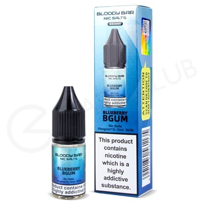 Blueberry B-Gum Nic Salt E-Liquid by Bloody Bar