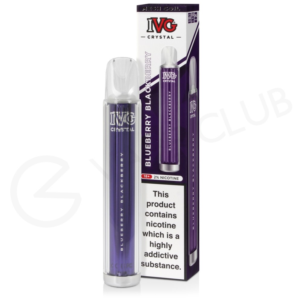 Blueberry Blackberry IVG Bar Crystal Disposable Vape