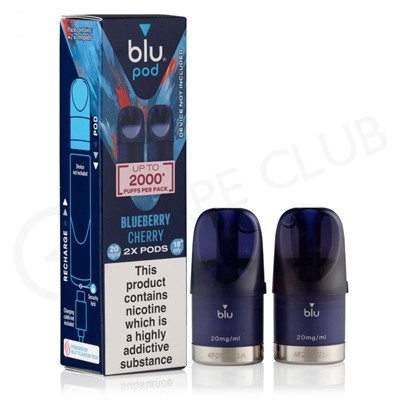 Blueberry Cherry Blu Bar Prefilled Pod