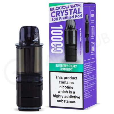 Blueberry Cherry Cranberry Bloody Bar Crystal 10K Refill Pack