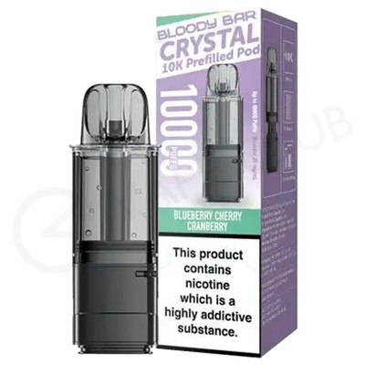 Blueberry Cherry Cranberry Bloody Bar Crystal 10K Refill Pack