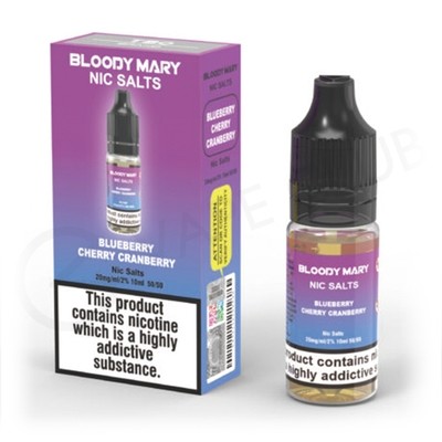 Blueberry Cherry Cranberry Nic Salt E-Liquid by Bloody Bar