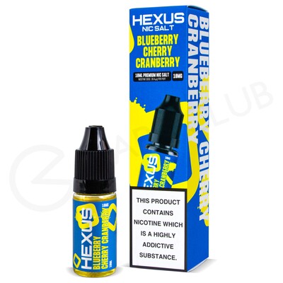 Blueberry Cherry Cranberry Nic Salt E-Liquid by Hexus
