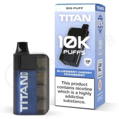 Blueberry Cherry Cranberry Titan 10K Disposable Vape