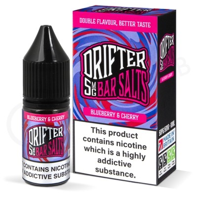 Blueberry Cherry Nic Salt E-Liquid by Drifter Bar Salts