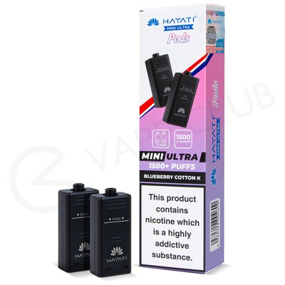 Blueberry Cotton K Hayati Mini Ultra Prefilled Pods
