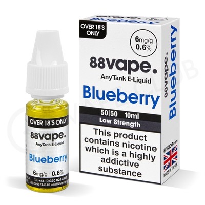 Blueberry E-Liquid by 88Vape Any Tank