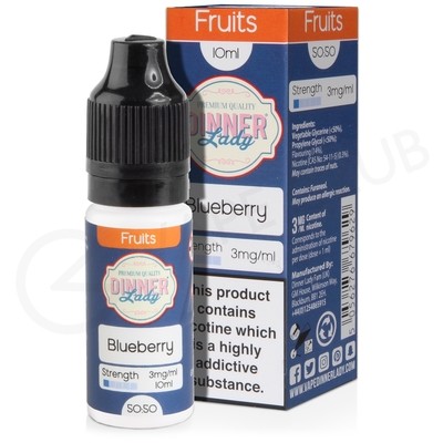 Blueberry E-Liquid by Dinner Lady 50/50