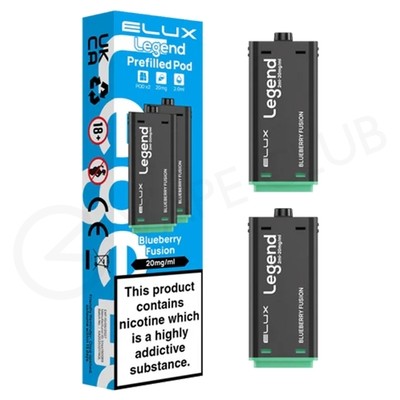 Blueberry Fusion Elux Legend 1500 2in1 Prefilled Pods