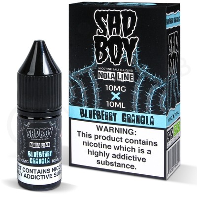 Blueberry Granola Nic Salt E-Liquid by Sadboy