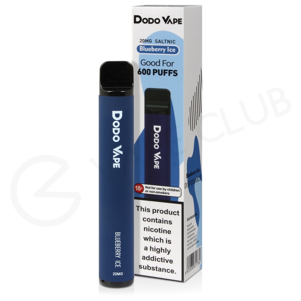 Blueberry Ice Dodo Bar 600 Disposable Vape