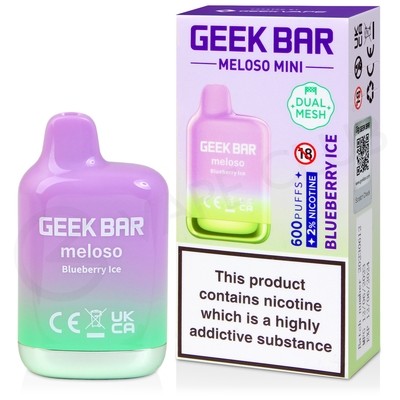 Blueberry Ice Geek Bar Meloso Mini Disposable Vape
