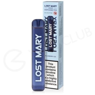 Blueberry Ice Lost Mary AM600 Disposable Vape