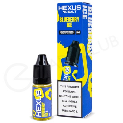 Blueberry Ice Nic Salt E-Liquid by Hexus