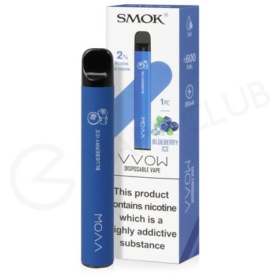 Blueberry Ice Smok Vvow Disposable Vape